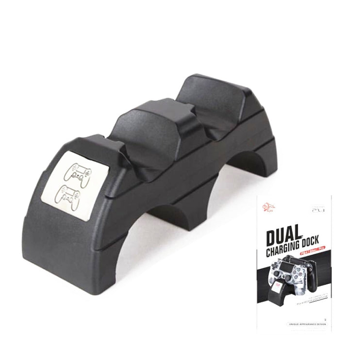 For Playstation 4 /PS4 pro /PS4 Slim Wireless Controller LED Indicator Charger Double Handle Dual USB Charging Dock Station Stand - Charger & Power by PMC TechLife | Online Shopping South Africa | PMC TechLife