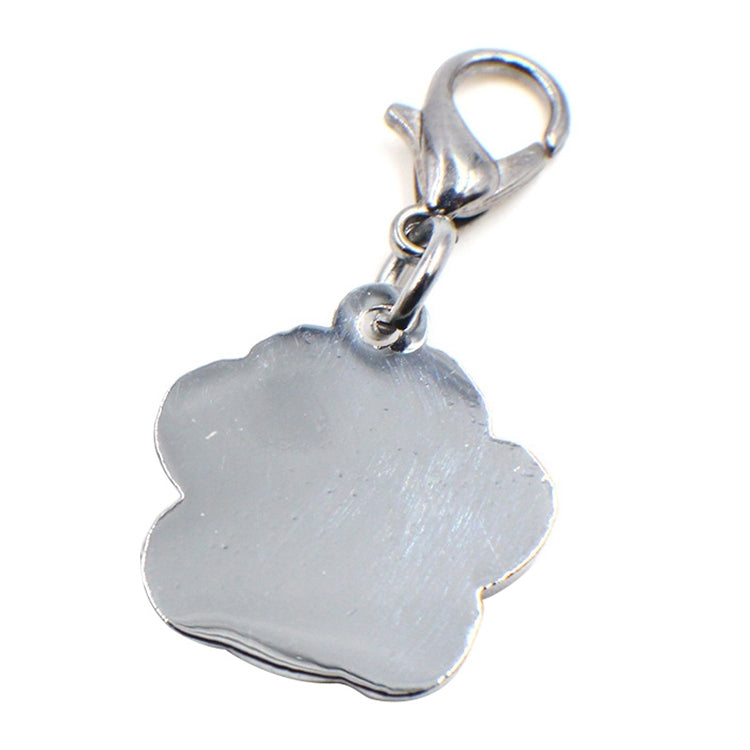 10 PCS Enamel Cat Dog  Bear Paw Prints Key Chain Jewelry Making(Dark Green) - Pendants by PMC TechLife | Online Shopping South Africa | PMC TechLife | Buy Now Pay Later Mobicred
