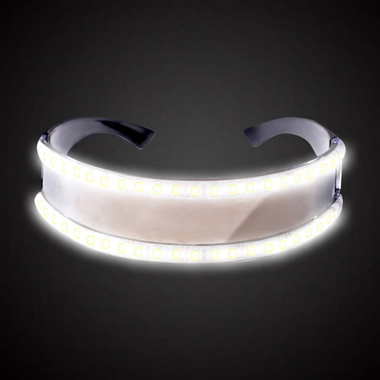 LED Glasses Luminous Party Classic Toys for Dance DJ Party Mask Costumes Props Gloves(White illuminating) - free shipping - PMC TechLife - Order now!