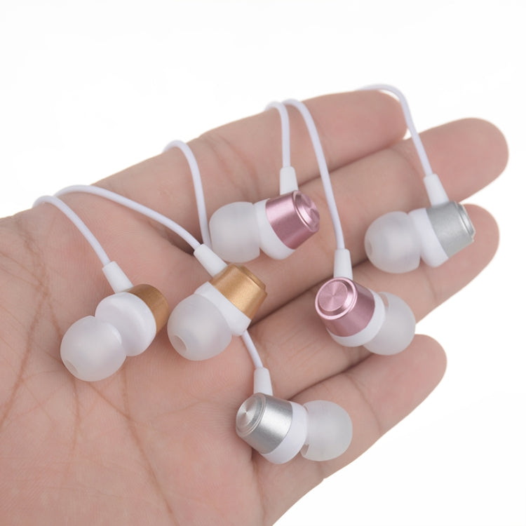 VPB S3 Sport Earphone Wired Super Bass 3.5mm Crack Earphone Earbud with Microphone Hands Free for Samsung MP3(Gold) - In Ear Wired Earphone by VPB | Online Shopping South Africa | PMC TechLife