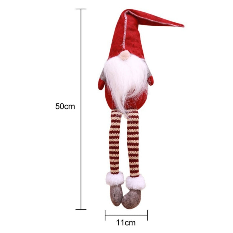 Cute Sitting Faceless Long-legged Elf Doll Christmas Decoration(Green) - free shipping - PMC TechLife - Order now!