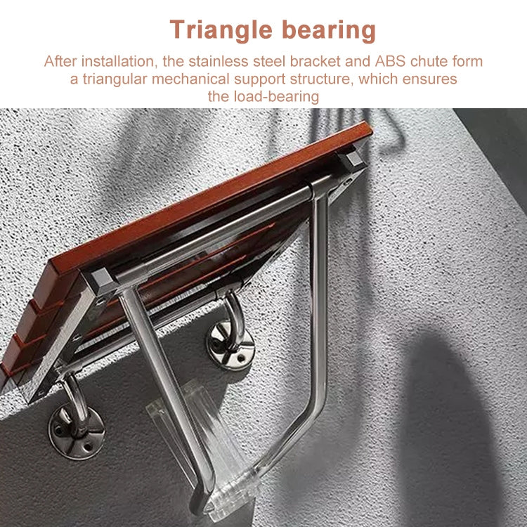 Folding Solid Wood Wall Mounted Relaxation Shower Chair(F Fype) - free shipping - PMC TechLife - Order now!