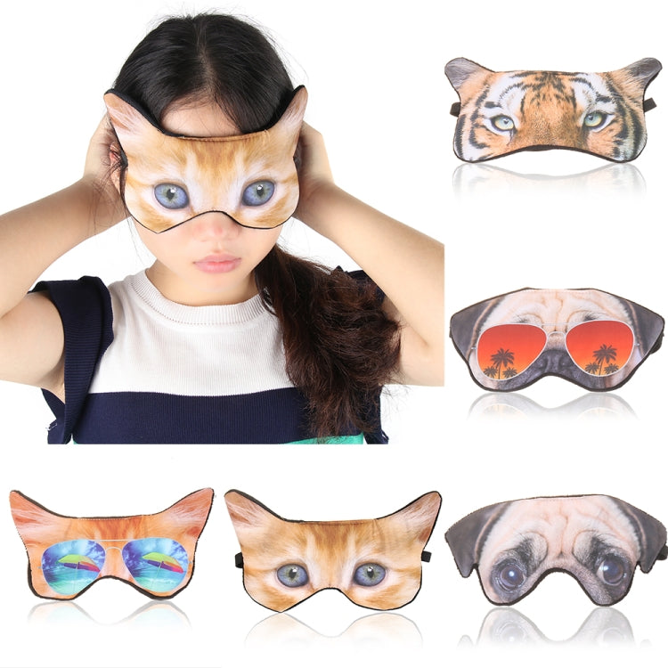3D Eye Mask Shading Sleeping Cartoon Animal Printed Eye Mask(Cat) - free shipping - PMC TechLife - Order now!