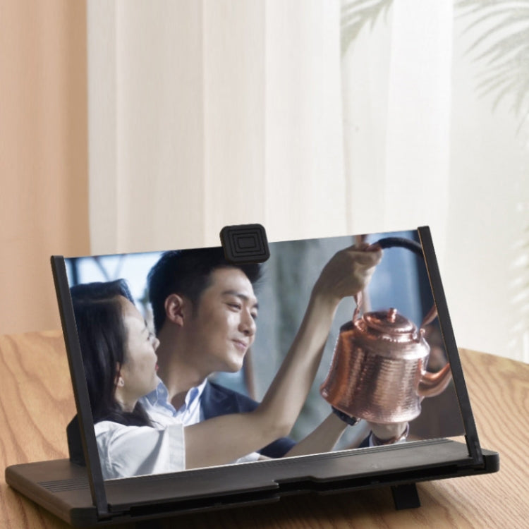 12 Inch Pull-Out Mobile Phone Screen Magnifier 3D Desktop Stand, Style:Blu-ray Model(White) - Screen Magnifier by PMC TechLife | Online Shopping South Africa | PMC TechLife