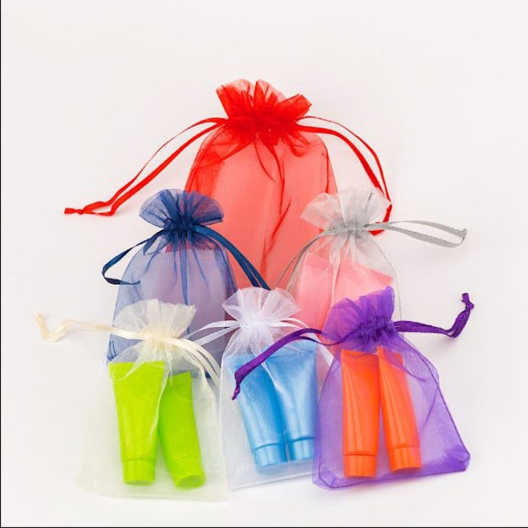 100 PCS Gift Bags Jewelry Organza Bag Wedding Birthday Party Drawable Pouches, Gift Bag Size:10x15cm(Light Purple) - free shipping - PMC TechLife - Order now!