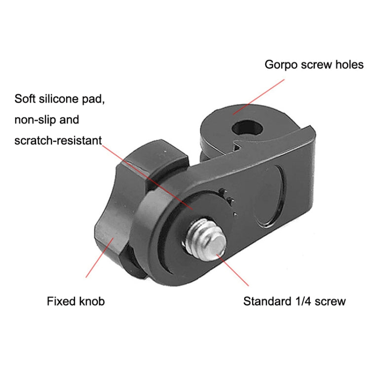 AEE Adapter TELESIN Screw Adapter Adjustment Arm For GoPro Hero12 Black / Hero11/10 /9 /8 /7 /6 /5, Insta360 Ace / Ace Pro, DJI Osmo Action 4 and Other Action Cameras -  by PMC TechLife | Online Shopping South Africa | PMC TechLife | Buy Now Pay Later Mobicred