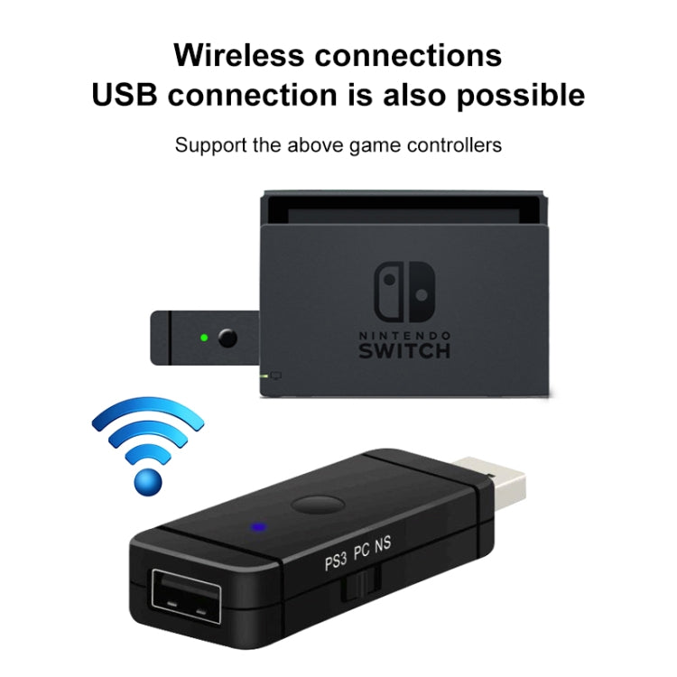 JYS-130 Wireless Bluetooth Gamepad Converter Adapter For PS3 / Switch / PC - free shipping - PMC TechLife - Order now!