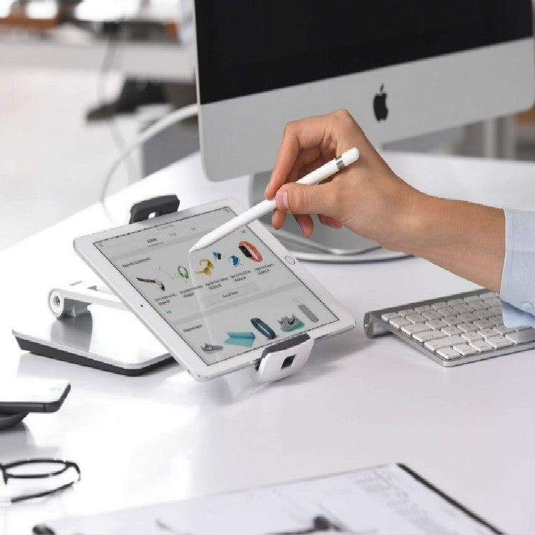 AP-7X Universal Aluminum Stand Desk Mount Holder for 4.7-9.7 inch Phone & Tablet PC(Silver Gray) - Desktop Holder by PMC TechLife | Online Shopping South Africa | PMC TechLife