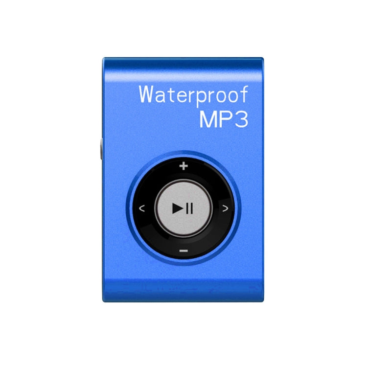 C26 IPX8 Waterproof Swimming Diving Sports MP3 Music Player with Clip & Earphone, Support FM, Memory:8GB(Blue) - MP3 Player by PMC TechLife | Online Shopping South Africa | PMC TechLife | Buy Now Pay Later Mobicred