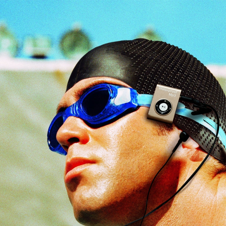 C26 IPX8 Waterproof Swimming Diving Sports MP3 Music Player with Clip & Earphone, Support FM, Memory:8GB(Blue) - MP3 Player by PMC TechLife | Online Shopping South Africa | PMC TechLife | Buy Now Pay Later Mobicred