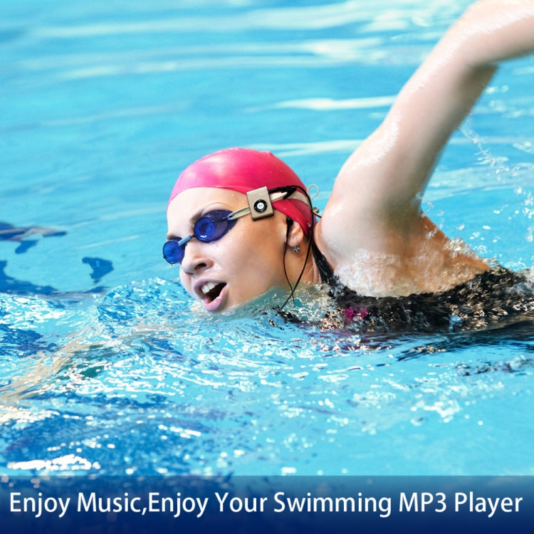 C26 IPX8 Waterproof Swimming Diving Sports MP3 Music Player with Clip & Earphone, Support FM, Memory:8GB(Blue) - MP3 Player by PMC TechLife | Online Shopping South Africa | PMC TechLife | Buy Now Pay Later Mobicred