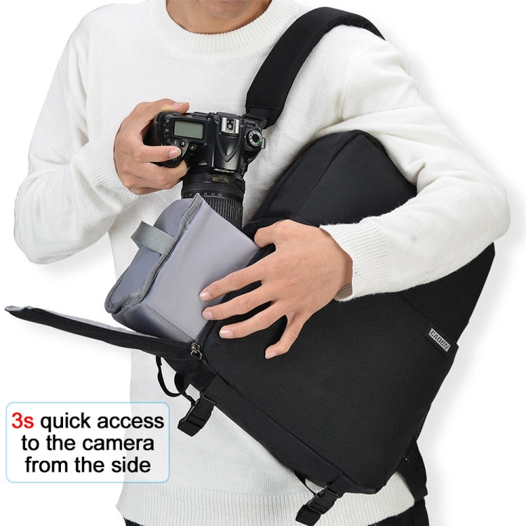 CADeN L4 Double-layer Casual Computer Backpack Multi-function Digital Camera Bag (Black) - free shipping - PMC TechLife - Order now!