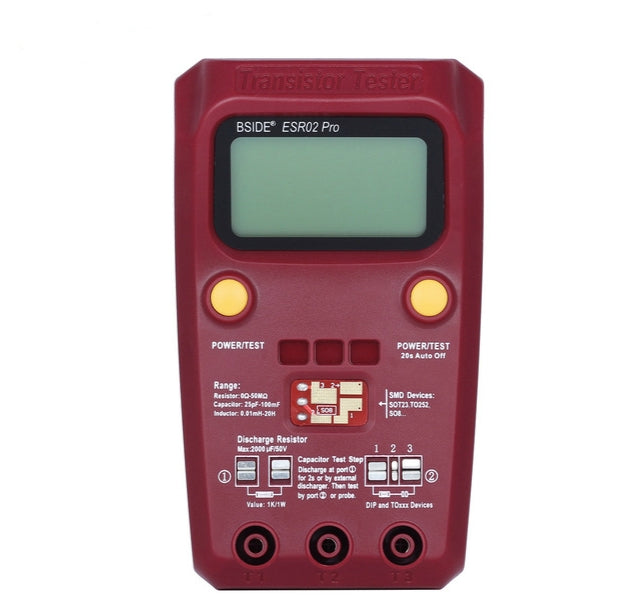 BSIDE ESR02 Pro Digital Transistor Test Table M328 Resistance Inductance Capacitance ESR Tester - Digital Multimeter by BSIDE | Online Shopping South Africa | PMC TechLife | Buy Now Pay Later Mobicred