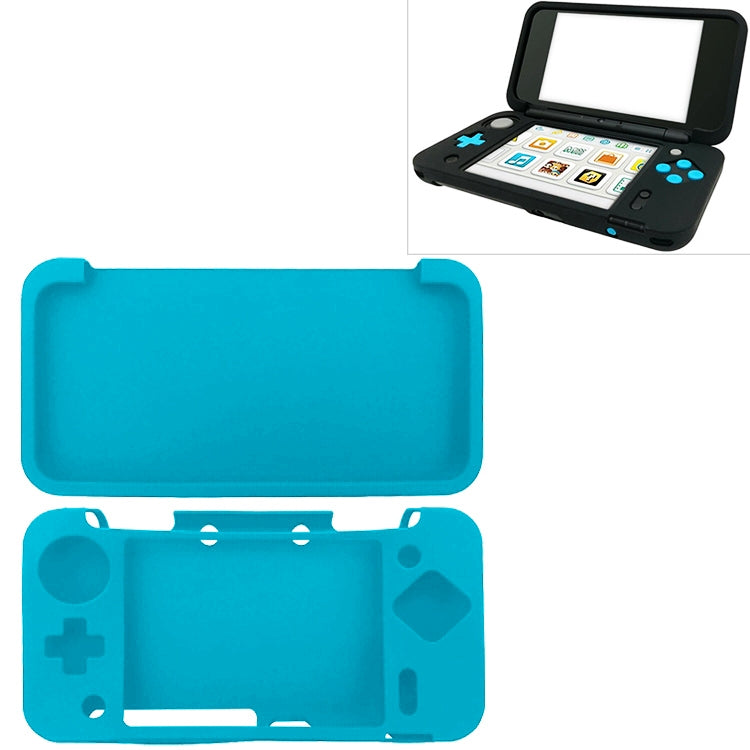 Host Silicone Protective Case for NEW 2DSLL( Blue) - Cases by PMC TechLife | Online Shopping South Africa | PMC TechLife