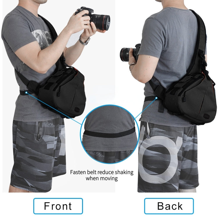CADeN K1 DSLR Camera Shoulder Waterproof Bag with Rain Cover(Black) - free shipping - PMC TechLife - Order now!