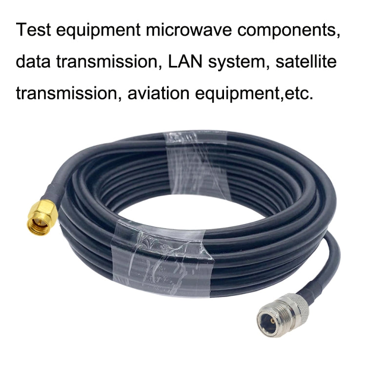 SMA Male to N Female RG58 Coaxial Adapter Cable, Cable Length:0.5m - Connectors by PMC TechLife | Online Shopping South Africa | PMC TechLife
