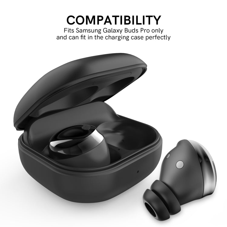 For Samsung Galaxy Buds Pro AhaStyle PT168 Silicone Earphone Earcups, Size:L(Black) - Anti-dust & Ear Caps by AhaStyle | Online Shopping South Africa | PMC TechLife