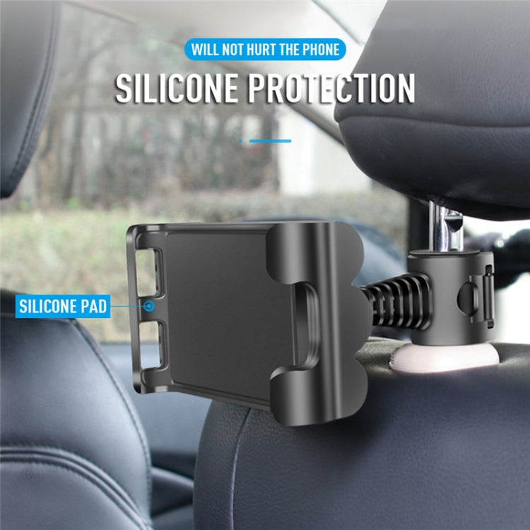Universal Adjustable Car Tablet Stand Holder Car Seat Back Bracket For 4-11 Inch Tablet(Blue) - Car Holders by PMC TechLife | Online Shopping South Africa | PMC TechLife