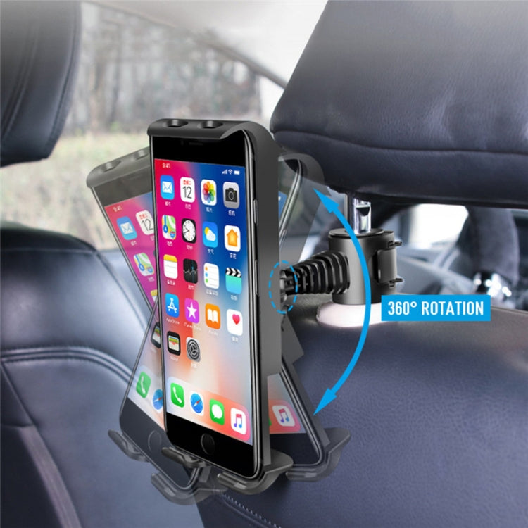 Universal Adjustable Car Tablet Stand Holder Car Seat Back Bracket For 4-11 Inch Tablet(Blue) - Car Holders by PMC TechLife | Online Shopping South Africa | PMC TechLife