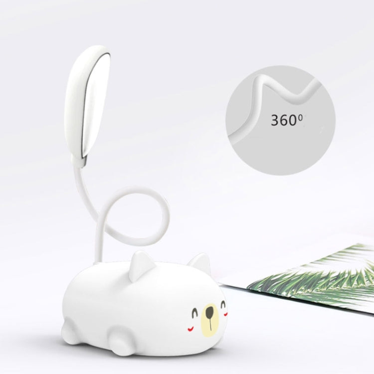 Cartoon Cat Design LED Eye Protection Reading Lamp USB Rechargeable Desk Lamp(Blue) -  by PMC TechLife | Online Shopping South Africa | PMC TechLife
