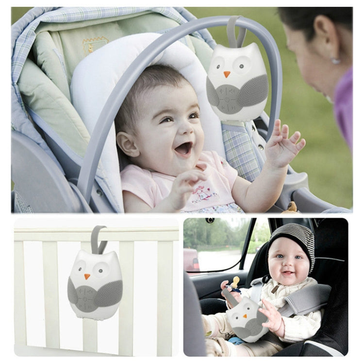 Baby Bedside Hanging Bell Sound Soothing Sleep Soft Owl Music Box Toy(White) - Music Toys by PMC TechLife | Online Shopping South Africa | PMC TechLife | Buy Now Pay Later Mobicred