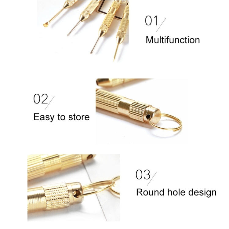 5 Sets 4 in 1 Multifunctional Portable Ear Spoon Tools - Ear Care Tools by PMC TechLife | Online Shopping South Africa | PMC TechLife