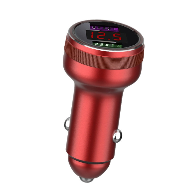 QIAKEY GX506L Dual USB Fast Charge Car Charger(Red) - free shipping - PMC TechLife - Order now!