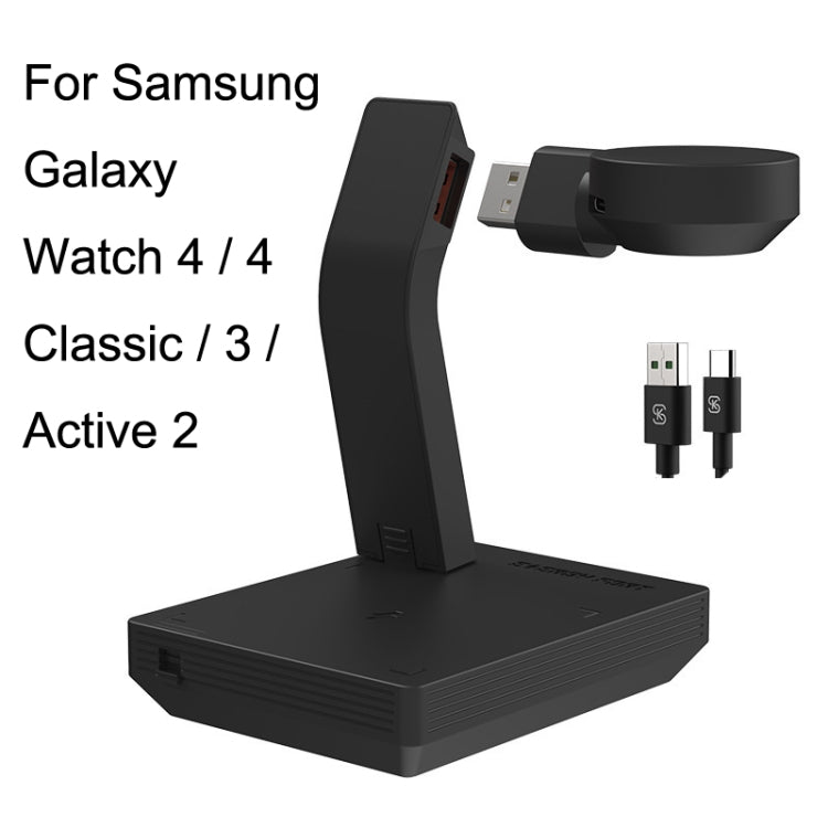For Samsung Galaxy Watch 4 / 4 Classic / 3 / Active 2  Earphone Phone Wireless Charger - Charger by PMC TechLife | Online Shopping South Africa | PMC TechLife | Buy Now Pay Later Mobicred