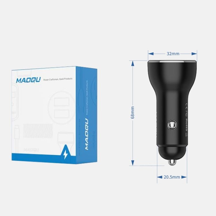 QIAKEY QK505 Dual Ports Fast Charge Car Charger(Black) - free shipping - PMC TechLife - Order now!