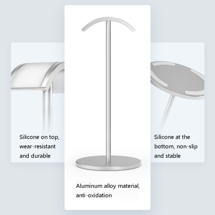 Aluminum Alloy Headset Bracket Weaving Headset Metal Display Stand(Rose Gold) - Anti-lost & Holder by PMC TechLife | Online Shopping South Africa | PMC TechLife