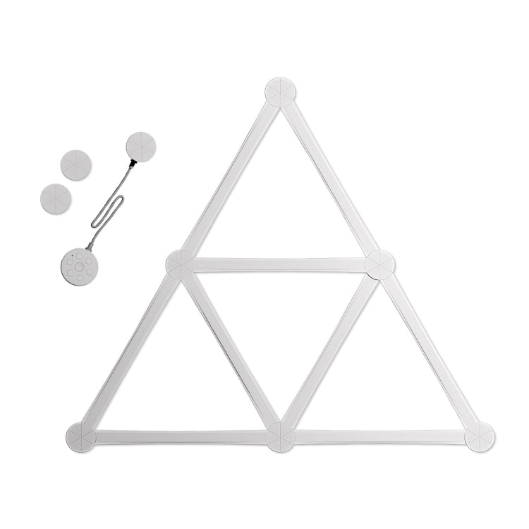 JSK-P22 Smart RGB Mosaic Light Rhythm Light Support Amazon Alexa / Google Assistant /DuerOS US Plug(White) - Novelty Lighting by PMC TechLife | Online Shopping South Africa | PMC TechLife