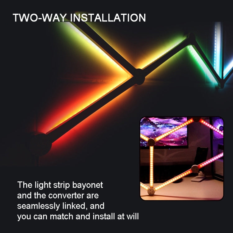 JSK-P22 Smart RGB Mosaic Light Rhythm Light Support Amazon Alexa / Google Assistant /DuerOS US Plug(Black) - Novelty Lighting by PMC TechLife | Online Shopping South Africa | PMC TechLife