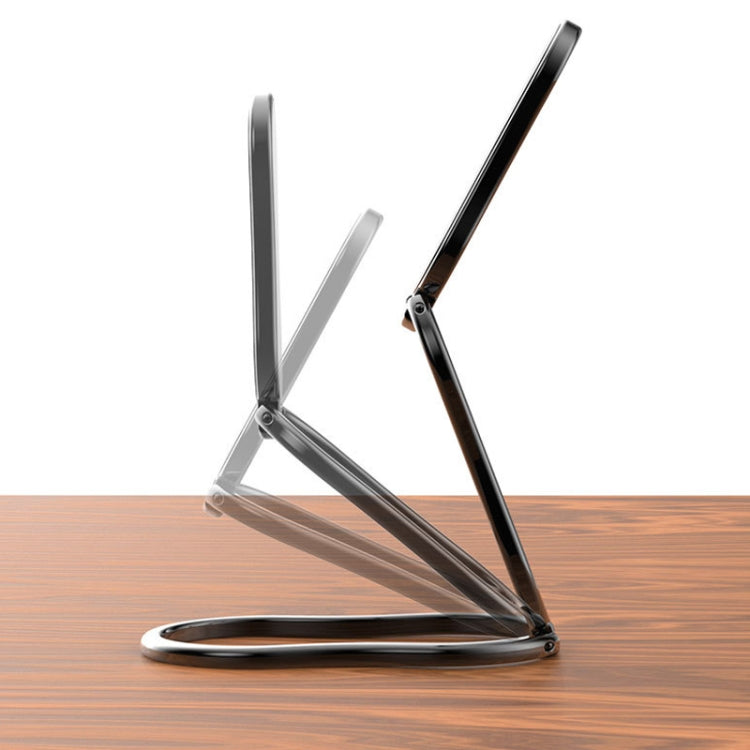 Metal Car Mobile Phone Folding Bracket Ring Buckle Paste Bracket,Style: Square(Black) - Ring Holder by PMC TechLife | Online Shopping South Africa | PMC TechLife