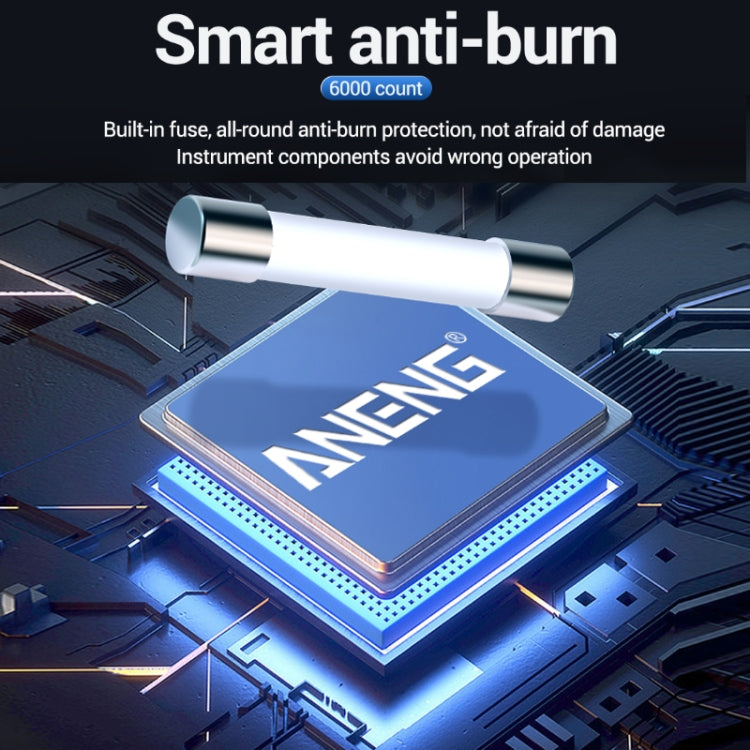 ANENG 681 LCD Digital Display Screen Smart Automatic Range Rechargeable Multimeter(Red) - free shipping - PMC TechLife - Order now!