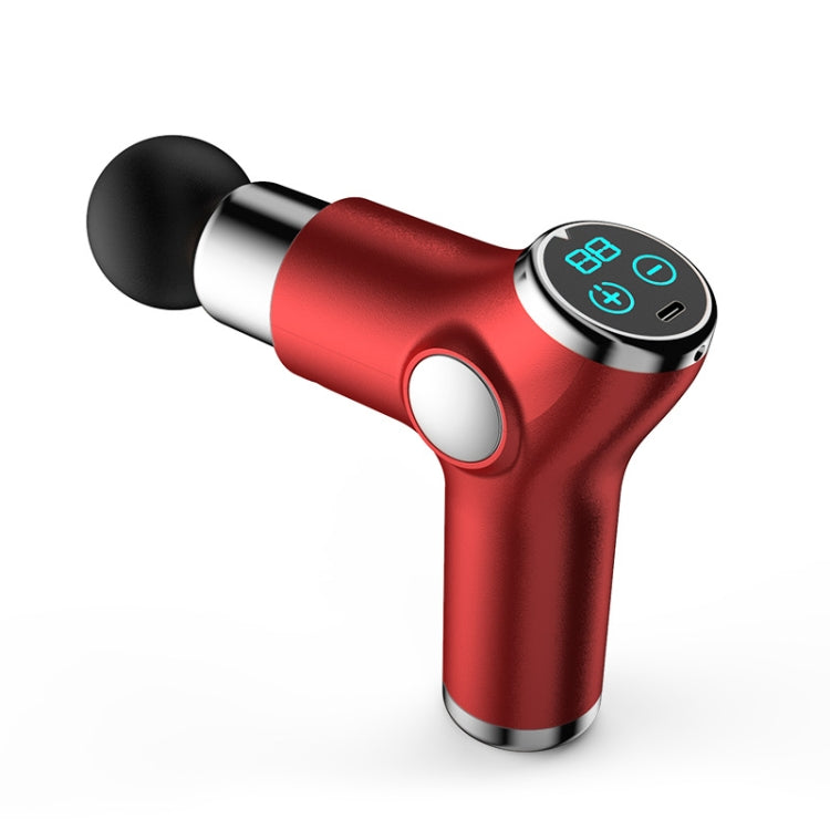 K515 Mini Fascia Gun Fitness Relax Muscle Massage Gun(LCD Version 32 Gears (Red)) - free shipping - PMC TechLife - Order now!