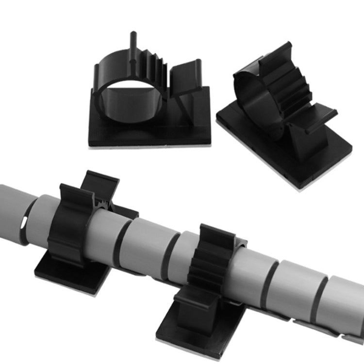 100 PCS  Y-1316 Adjustable Self-Adhesive Wire Fixing Cable Organizer(White) - Cable Organizer by null | Online Shopping South Africa | PMC TechLife | Buy Now Pay Later Mobicred