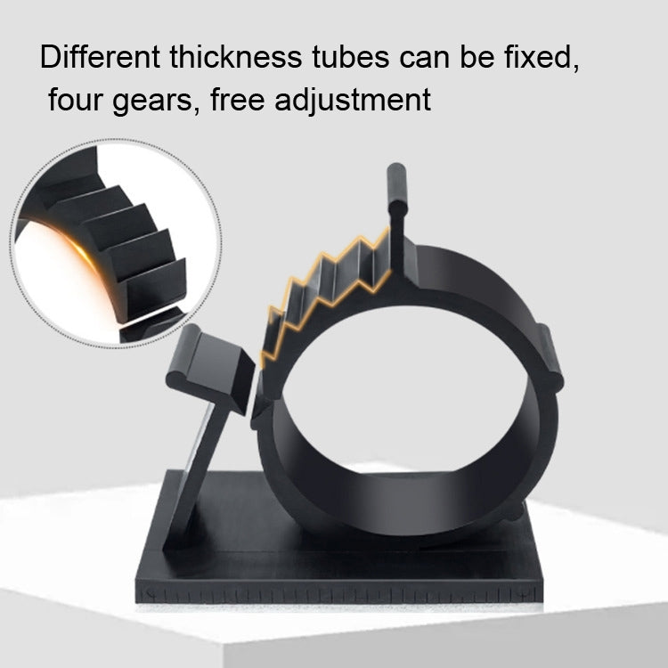 100 PCS  Y-1316 Adjustable Self-Adhesive Wire Fixing Cable Organizer(White) - Cable Organizer by null | Online Shopping South Africa | PMC TechLife | Buy Now Pay Later Mobicred