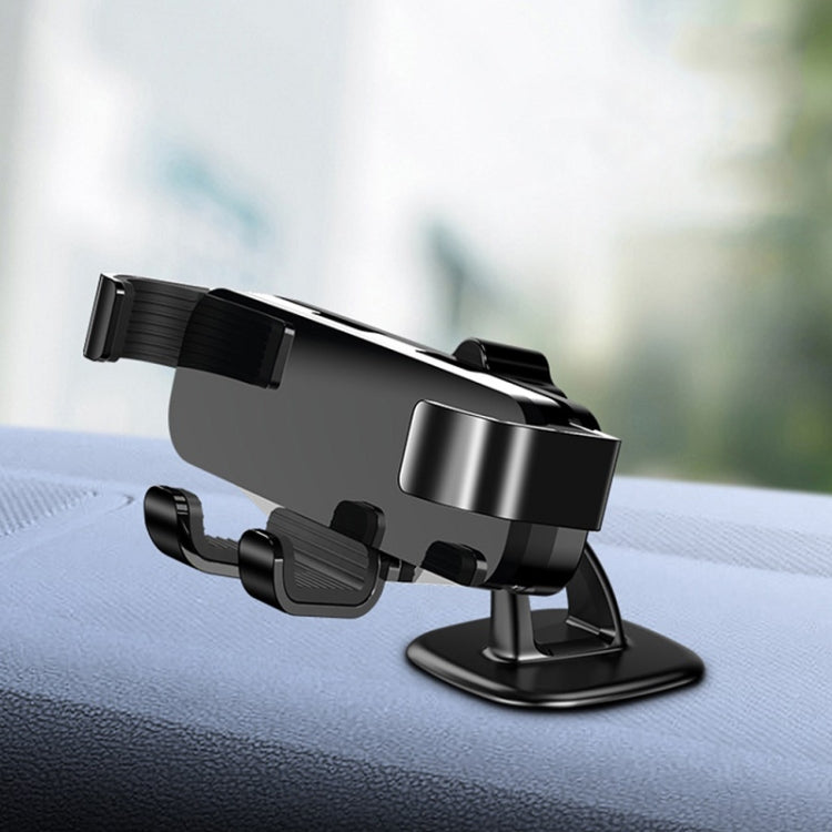 650 Vehicle-mounted Mobile Phone Gravity Bracket Air Outlet Navigation Holder, Color:Paste Black - Car Holders by PMC TechLife | Online Shopping South Africa | PMC TechLife
