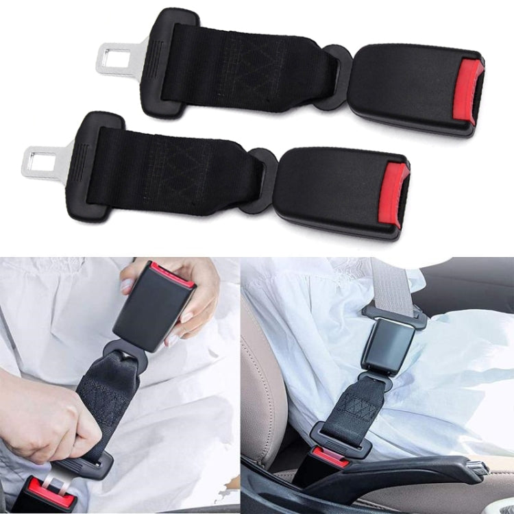 2 PCS Child And Pregnant Woman Car Seat Belt Extender, Length:29cm(Black) - Seat Belts & Padding by PMC TechLife | Online Shopping South Africa | PMC TechLife