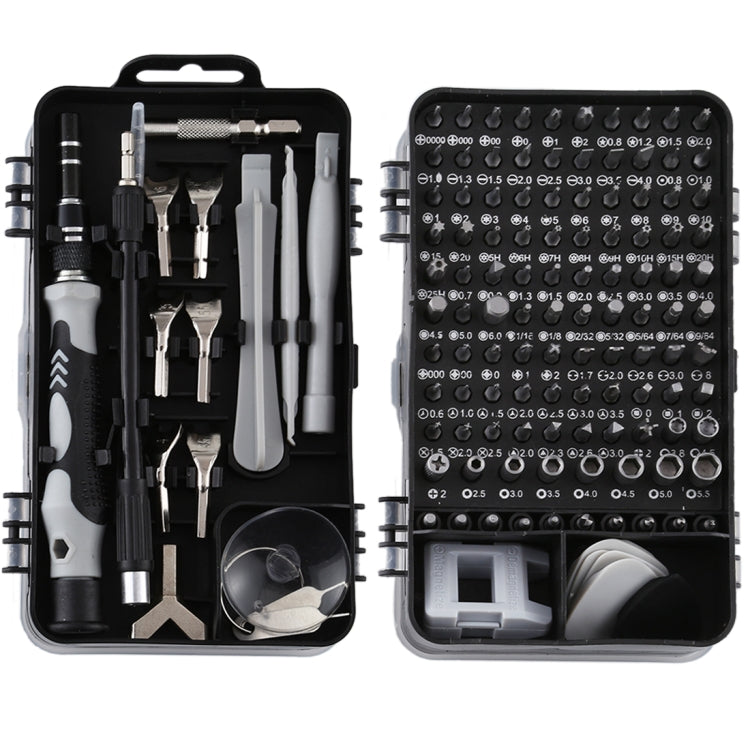 135 in 1 DIY Mobile Phone Disassembly Tool Clock Repair Multi-function Tool Screwdriver Set(Black Gray) - Screwdriver Set by PMC TechLife | Online Shopping South Africa | PMC TechLife