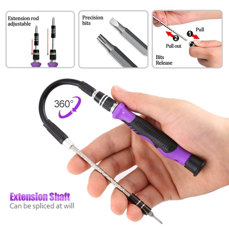 135 in 1 DIY Mobile Phone Disassembly Tool Clock Repair Multi-function Tool Screwdriver Set(Black Red) - Screwdriver Set by PMC TechLife | Online Shopping South Africa | PMC TechLife