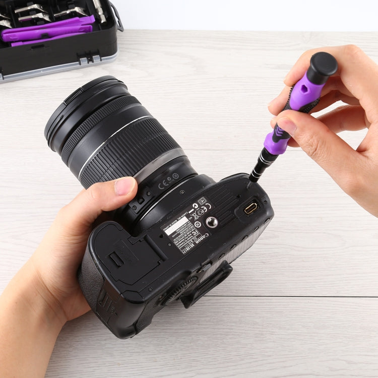 135 in 1 DIY Mobile Phone Disassembly Tool Clock Repair Multi-function Tool Screwdriver Set(Black Red) - Screwdriver Set by PMC TechLife | Online Shopping South Africa | PMC TechLife