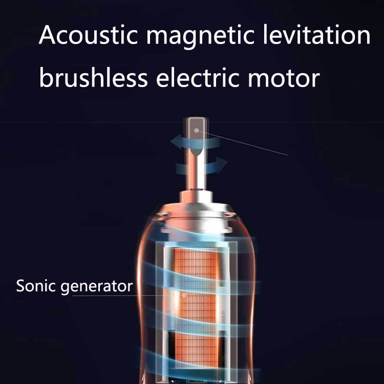 V6 Adult Magnetic Levitation Sonic Household Smart Electric Toothbrush Couple Soft Toothbrush, Style: Wireless Charge Model(Coral Pink) - Toothbrushes by PMC TechLife | Online Shopping South Africa | PMC TechLife