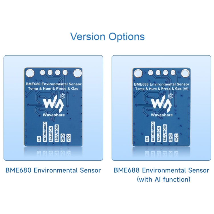Waveshare BME688 Environmental Sensor Supports Temperature / Humidity / Barometric Pressure / Gas Detection - Sensor Module by Waveshare | Online Shopping South Africa | PMC TechLife | Buy Now Pay Later Mobicred