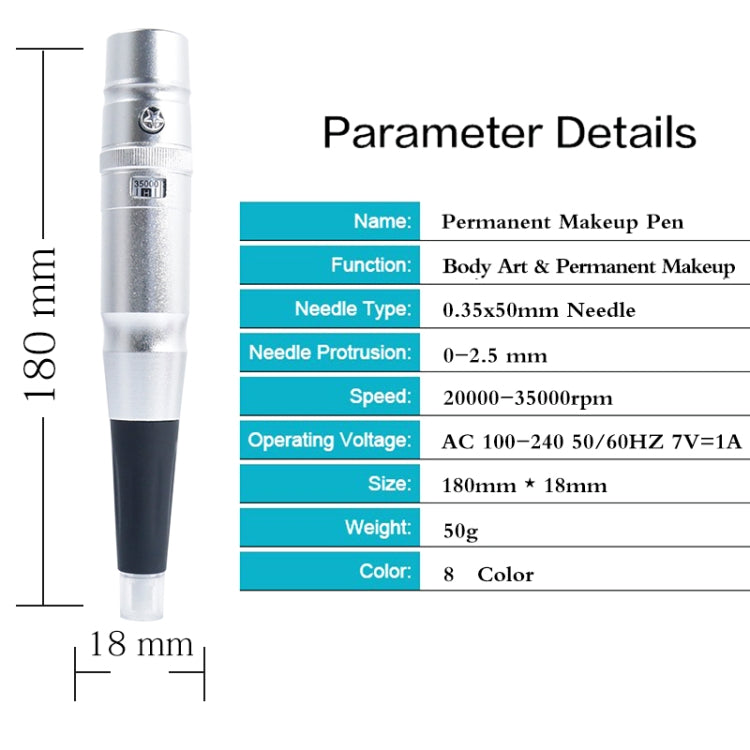 Semi-Permanent Tattoo Pen Apprentice Bleaching Lip Tattoo Eyebrow Instrument(Purple) - Beauty Instrument by PMC TechLife | Online Shopping South Africa | PMC TechLife | Buy Now Pay Later Mobicred