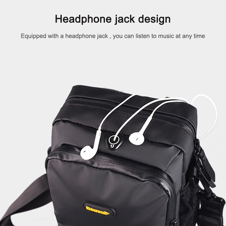 Rhinowalk Bicycle Front Bag Waterproof Handlebar Bag Folding Bike Front Bag Large Capacity Riding Bag(Matt Black) - Bicycle Bags by Rhinowalk | Online Shopping South Africa | PMC TechLife | Buy Now Pay Later Mobicred