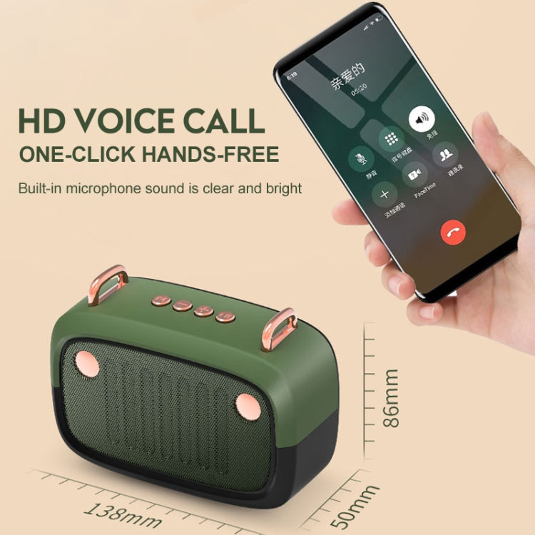 BS32D Wireless Bluetooth Speaker Cartoon Subwoofer Outdoor Card Portable Mini Speaker(Black) - Mini Speaker by PMC TechLife | Online Shopping South Africa | PMC TechLife