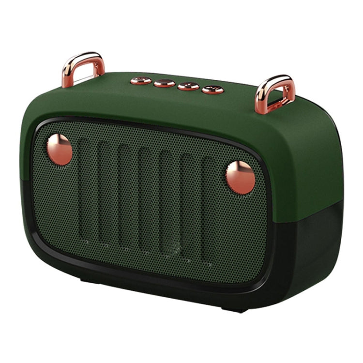 BS32D Wireless Bluetooth Speaker Cartoon Subwoofer Outdoor Card Portable Mini Speaker(Green) - Mini Speaker by PMC TechLife | Online Shopping South Africa | PMC TechLife