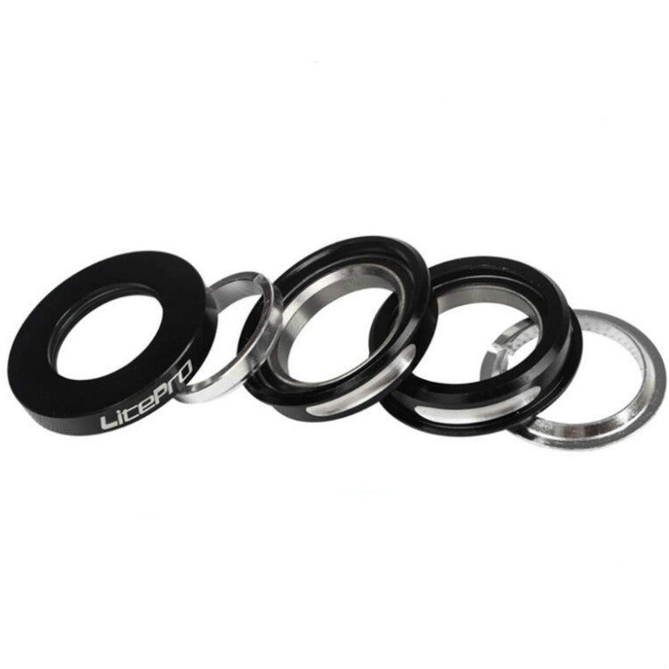 Litepro Folding Bike Headset 44mm Built-in Bearing Headset For Dahon BYA412 P18 P8 Headset, Color:Black - Cap Component by Litepro | Online Shopping South Africa | PMC TechLife | Buy Now Pay Later Mobicred