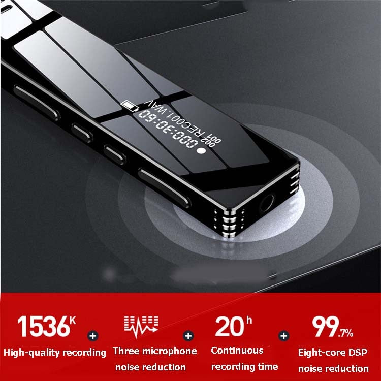 MROBO A10 Professional Voice Recorder HD Noise Reduction Student MP3 Color Screen Player, Capacity: 16 GB - free shipping - PMC TechLife - Order now!
